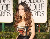 Get Salma Hayek's Gorgeous Golden Globes Hairstyle Get Salma Hayek's Gorgeous Golden Globes Hairstyle