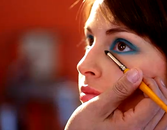 Blue Eye Shadow Makeup Look For Brunettes Blue Eye Shadow Makeup Look For Brunettes