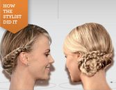 Charlize Theron's Side Bun Gets A Braided Makeover Charlize Theron's Side Bun Gets A Braided Makeover