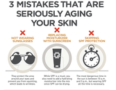 Infographic: 3 Mistakes Aging Your Skin Infographic: 3 Mistakes Aging Your Skin